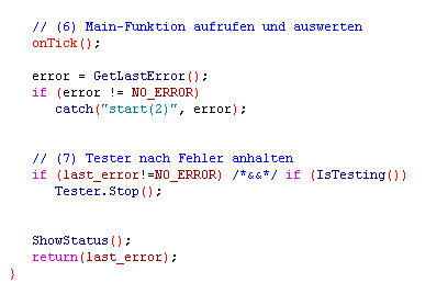 start() function
